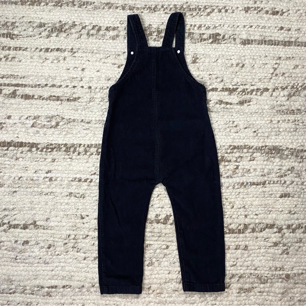 NWOT monica + andy 2 Cotton Twill Excavator + Black Corduroy Overalls, 3T Unisex - Picture 14 of 16